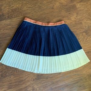 Lands’ End pleated skirt
